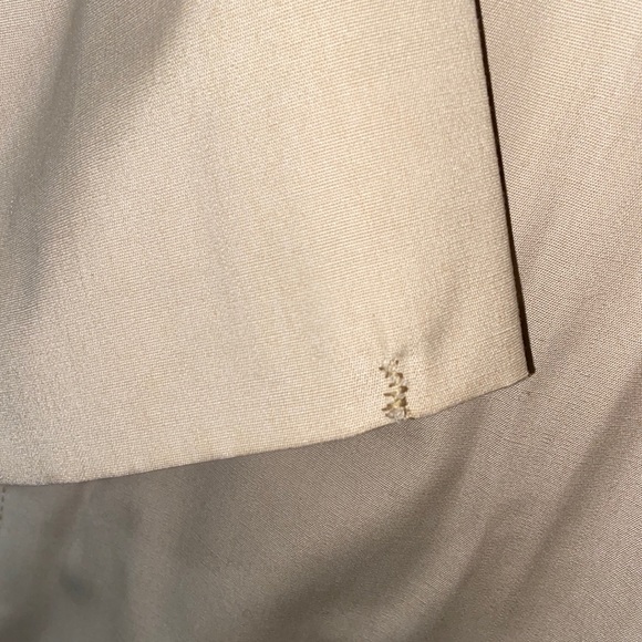 CLIPPER MIST Trench Coat Shell ONLY Button Down Jacket Tan Beige Size 44 Regular - Picture 5 of 12